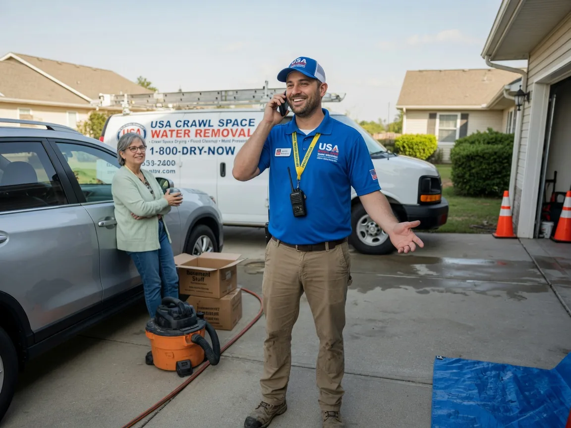 Crawl Space Water Removal Sunny Side, GA FAQs